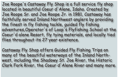 castaway fly shop